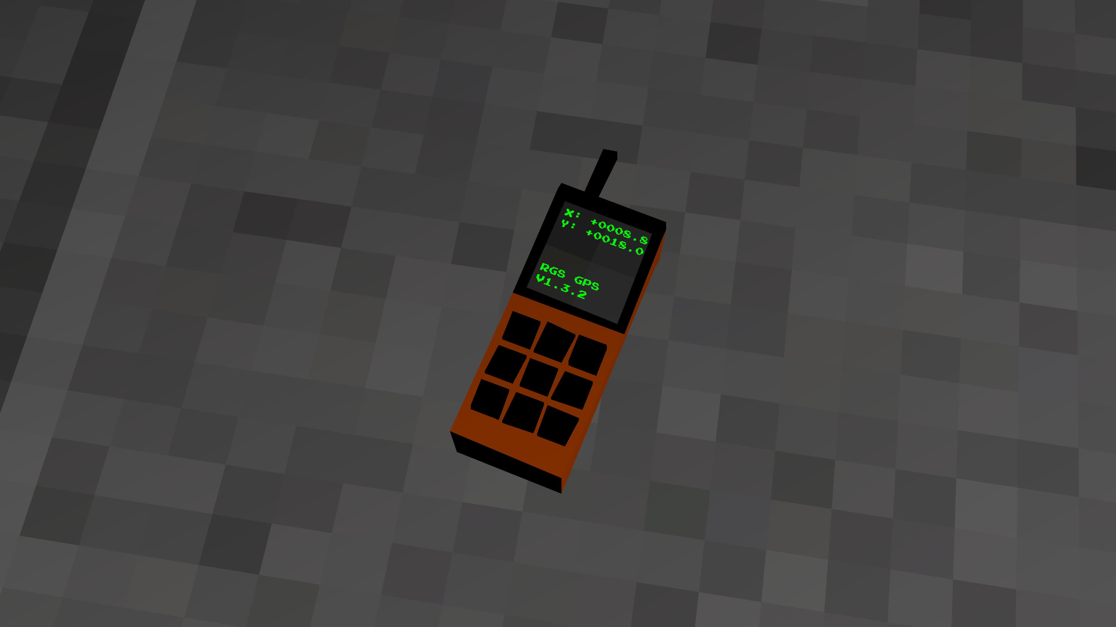 The GPS that the user would use to navigate the game world.