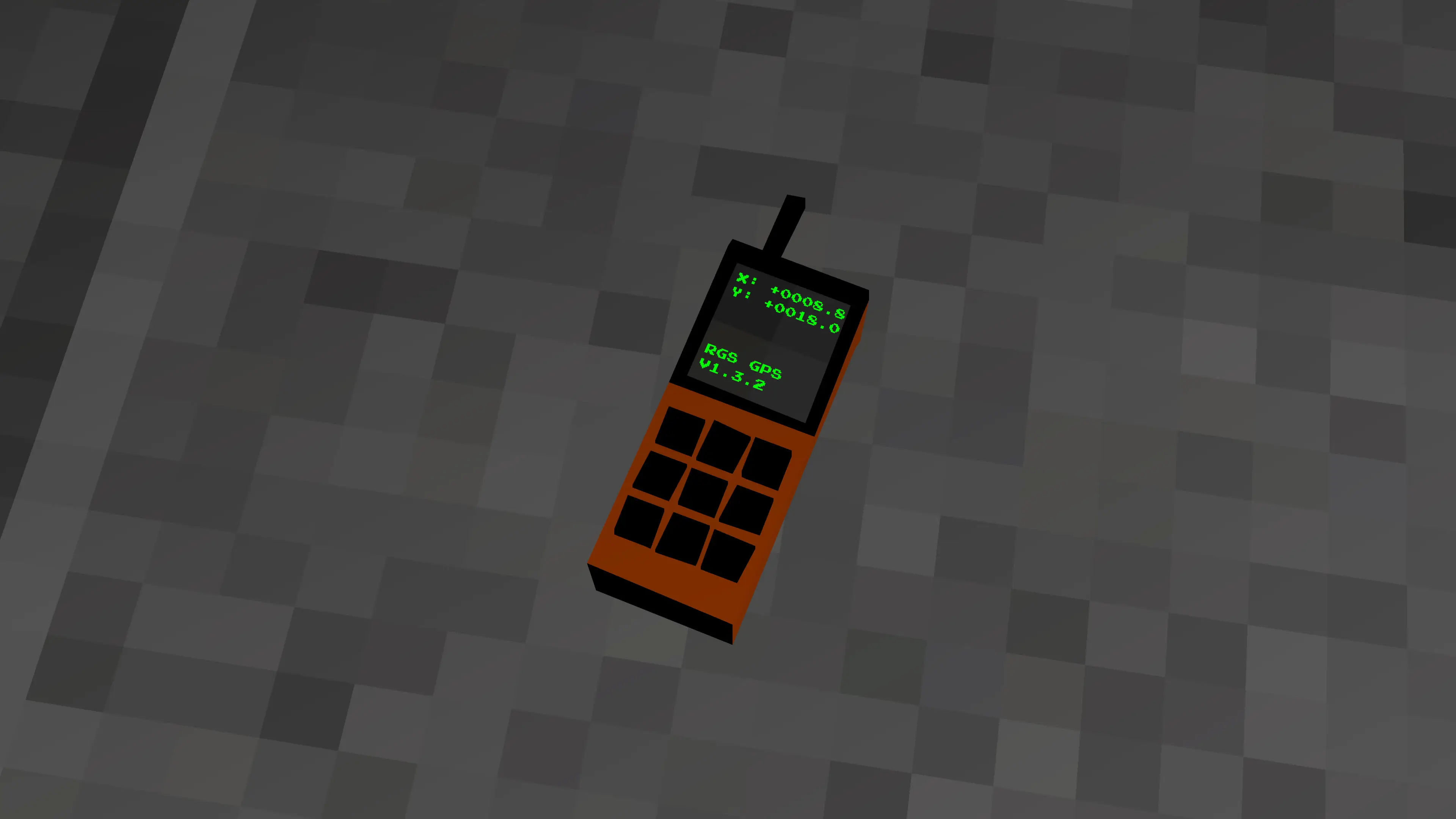 The GPS that the user would use to navigate the game world.