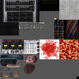 The entire texture atlas used for the game.