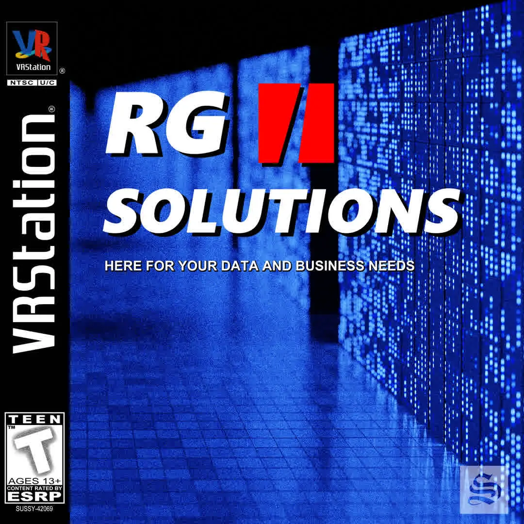 The fake PlayStation-style game cover I made for the VRChat world thumbnail.